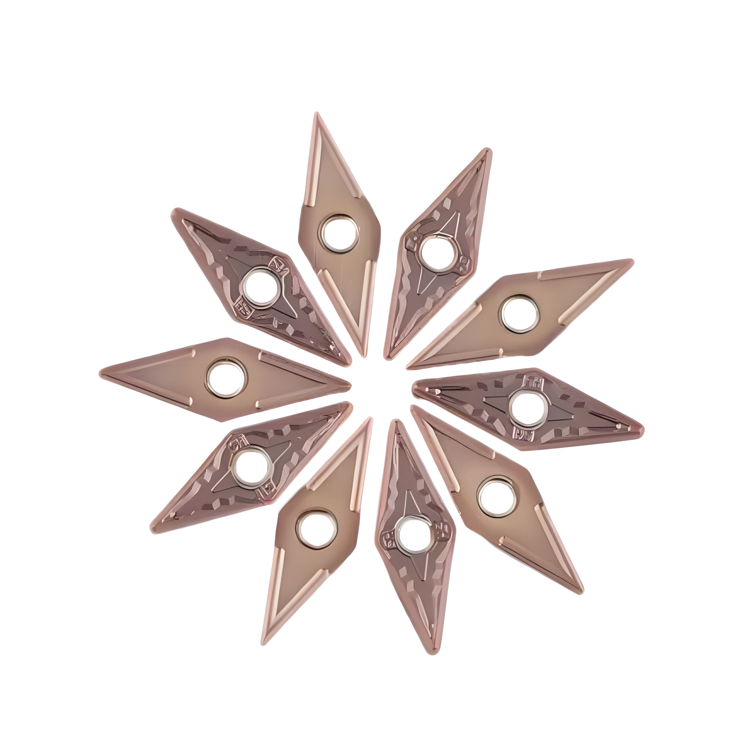 124-VNMG turning inserts, external stainless steel processing, slotting diamond turning tools Shandong Denso Pricision Tools Co.,Ltd.